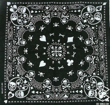 Halstuch Totenkopf 2